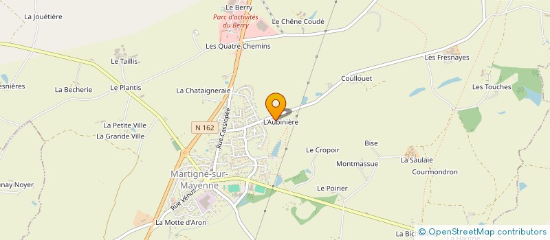 localisation de l'entreprise MADAME JACQUELINE LECLERC  MARTIGNE-SUR-MAYENNE