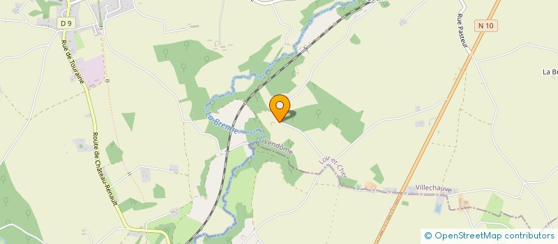 localisation de l'entreprise MADAME JACQUELINE LECOMTE  VILLECHAUVE