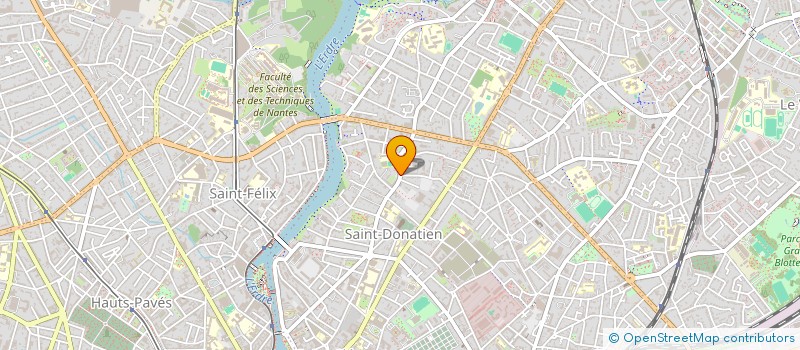 localisation de l'entreprise MADAME JACQUELINE LECOMTE  NANTES