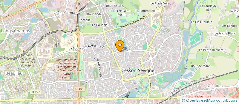 localisation de l'entreprise MADAME JACQUELINE LECOQ à CESSON-SEVIGNE