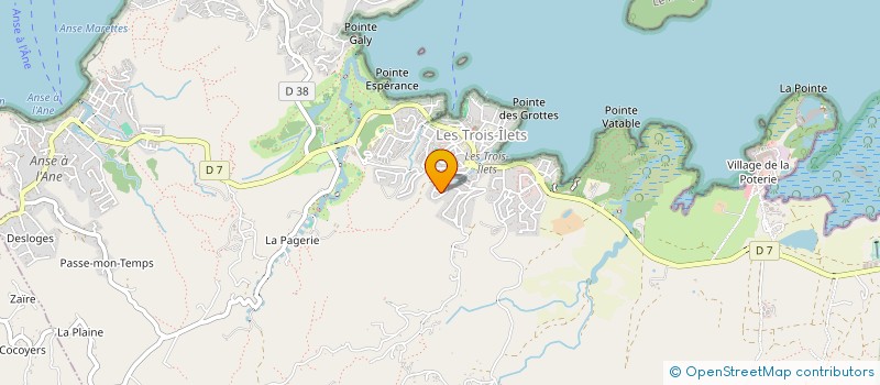 localisation de l'entreprise MADAME JACQUELINE LEDOUX à LES TROIS-ILETS