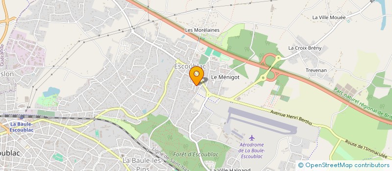 localisation de l'entreprise MADAME JACQUELINE LEGER à LA BAULE-ESCOUBLAC