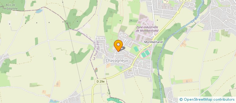 localisation de l'entreprise MADAME JACQUELINE LEGOUET à CHARVIEU-CHAVAGNEUX