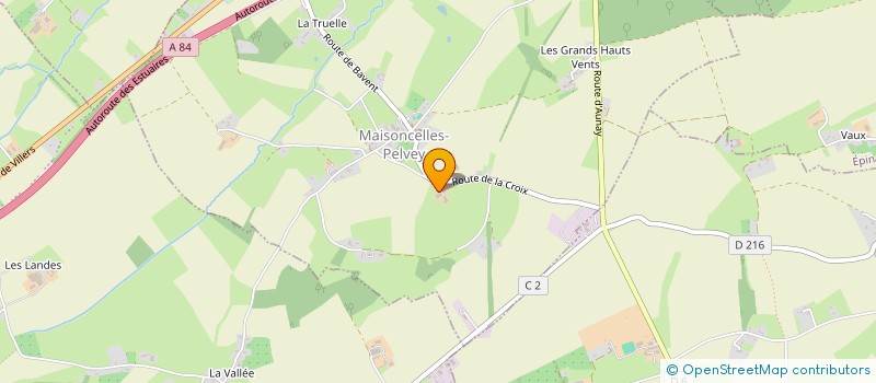 localisation de l'entreprise MADAME JACQUELINE LEGRAND à VAL D'ARRY