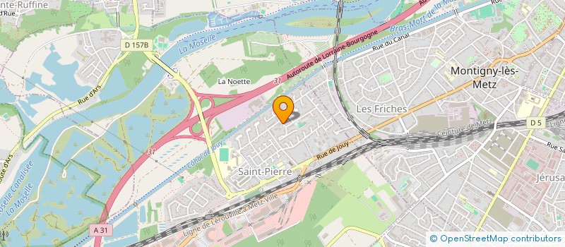 localisation de l'entreprise MADAME JACQUELINE LEHMANN  MOULINS-LES-METZ