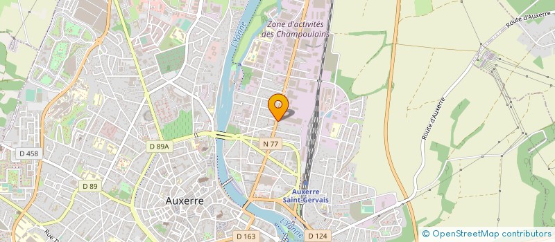 localisation de l'entreprise MADAME JACQUELINE LEMAIRE à AUXERRE