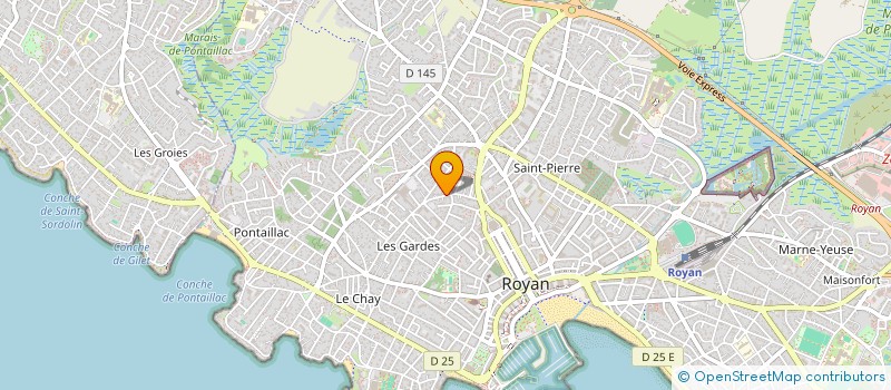 localisation de l'entreprise MADAME JACQUELINE LEMOINE  ROYAN