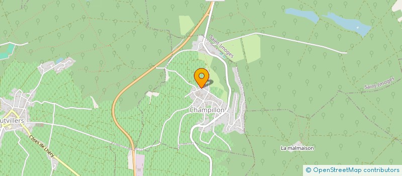 localisation de l'entreprise MADAME JACQUELINE LEPICIER  CHAMPILLON