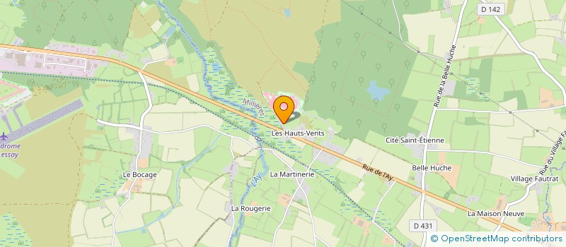 localisation de l'entreprise MADAME JACQUELINE LESIGNE  MILLIERES