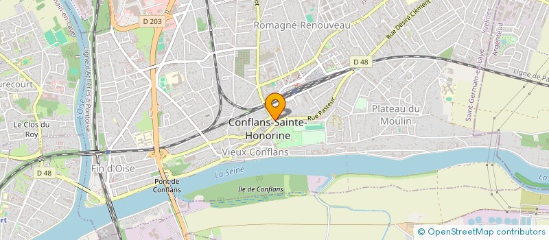 localisation de l'entreprise MADAME JACQUELINE LEVY à CONFLANS-SAINTE-HONORINE