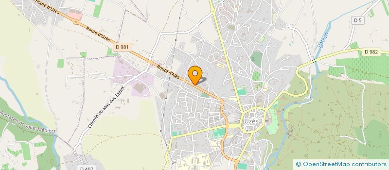 localisation de l'entreprise MADAME JACQUELINE LHUISSIER  UZES