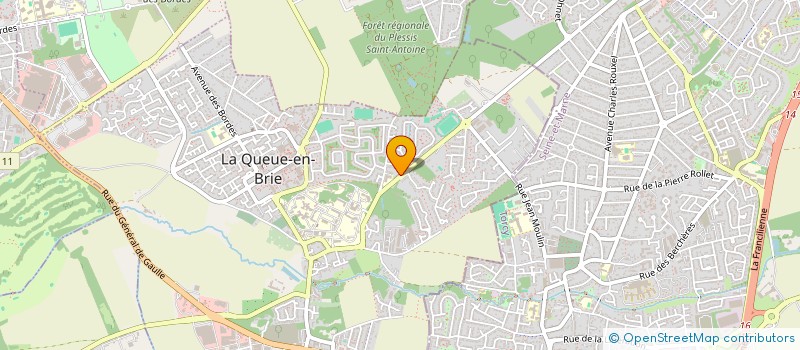 localisation de l'entreprise MADAME JACQUELINE LIBAN  LA QUEUE-EN-BRIE