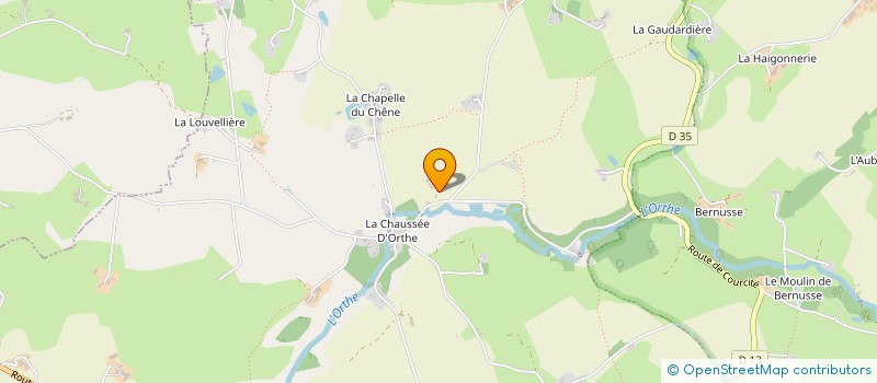 localisation de l'entreprise MADAME JACQUELINE LIBERGE  VIMARTIN-SUR-ORTHE