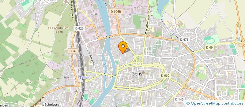 localisation de l'entreprise MADAME JACQUELINE LIM  SENS