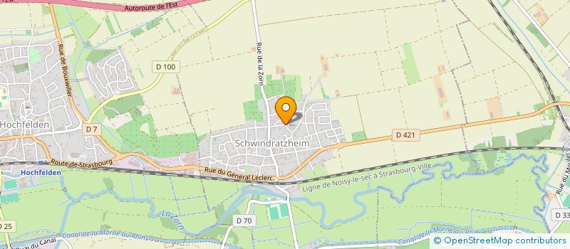 localisation de l'entreprise MADAME JACQUELINE LOBSTEIN  HOHFRANKENHEIM