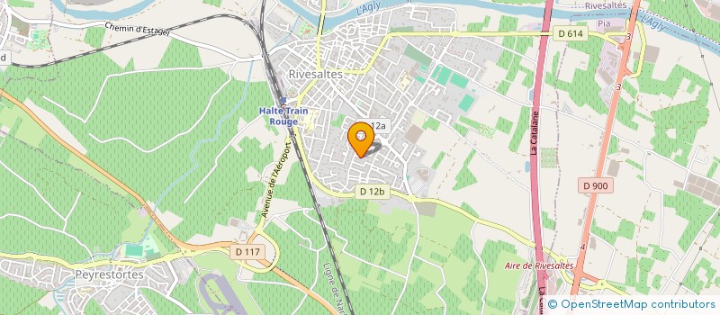 localisation de l'entreprise MADAME JACQUELINE LORENZO  RIVESALTES