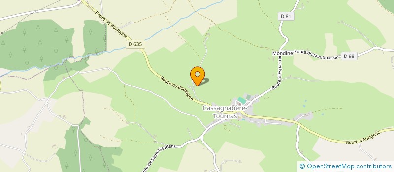 localisation de l'entreprise MADAME JACQUELINE LOUMAGNE  FRANCON