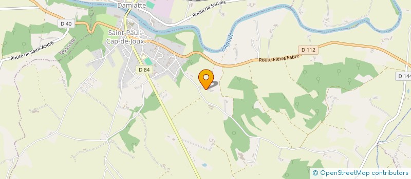 localisation de l'entreprise MADAME JACQUELINE LUCZACK  SAINT-PAUL-CAP-DE-JOUX