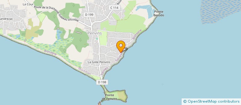 localisation de l'entreprise MADAME JACQUELINE MABIT  SARZEAU