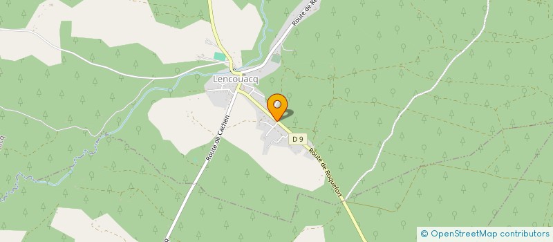 localisation de l'entreprise MADAME JACQUELINE MAGNYE  LENCOUACQ