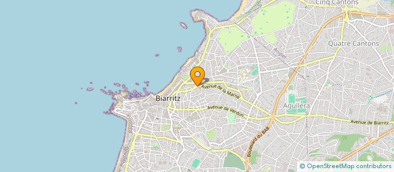 localisation de l'entreprise MADAME JACQUELINE MAHIOUT à BIARRITZ