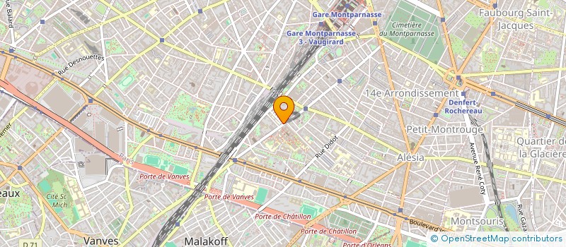 localisation de l'entreprise MADAME JACQUELINE MAILLI  PARIS