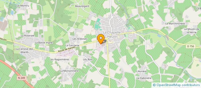 localisation de l'entreprise MADAME JACQUELINE MAILLOCHON  GORBIO