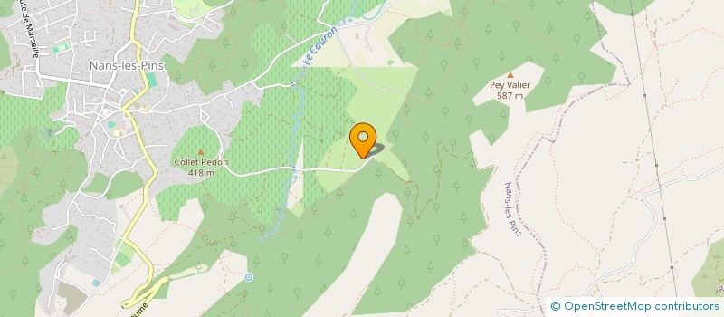 localisation de l'entreprise MADAME JACQUELINE MALLET  NANS-LES-PINS