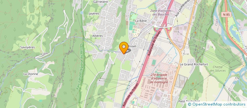 localisation de l'entreprise MADAME JACQUELINE MANIN  VARCES-ALLIERES-ET-RISSET