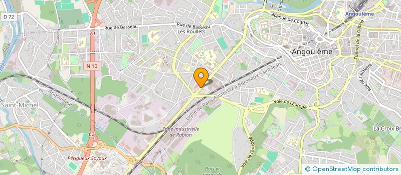 localisation de l'entreprise MADAME JACQUELINE MARCHAND à ANGOULEME