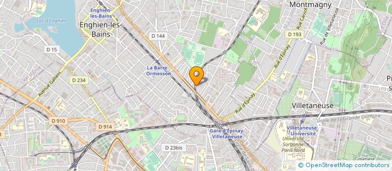 localisation de l'entreprise MADAME JACQUELINE MARGOSSIAN  DEUIL LA BARRE