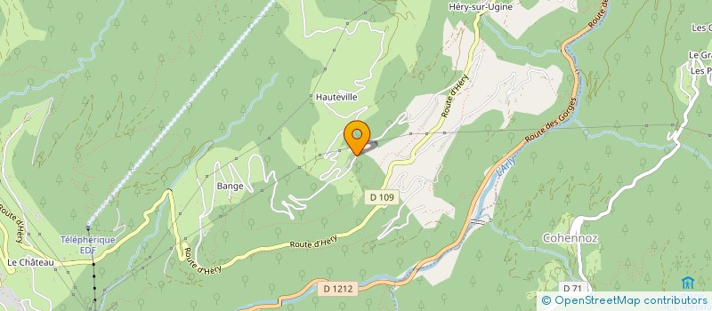 localisation de l'entreprise MADAME JACQUELINE MARTIN  UGINE