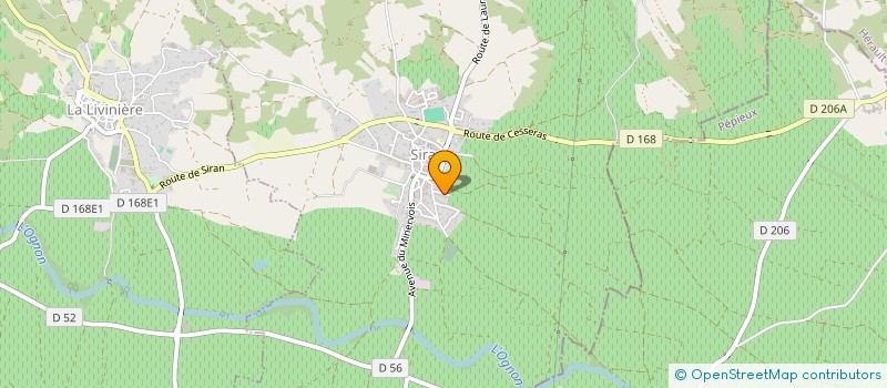 localisation de l'entreprise MADAME JACQUELINE MARTINEAU  SIRAN