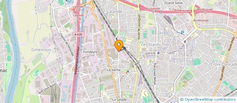 localisation de l'entreprise MADAME JACQUELINE MARTY  TOULOUSE