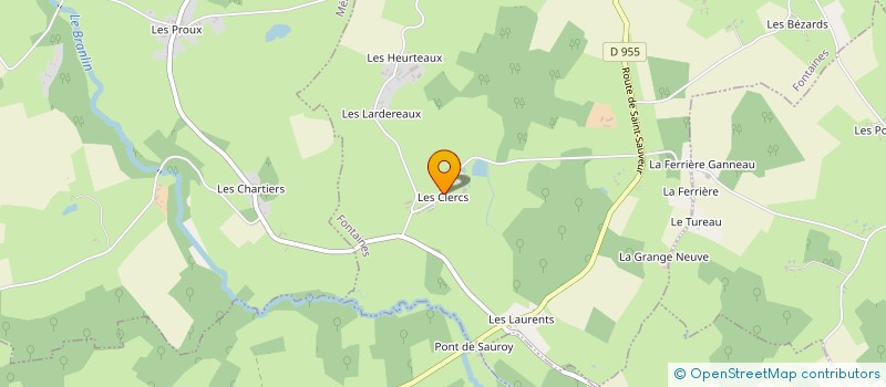 localisation de l'entreprise MADAME JACQUELINE MATHIOT  FONTAINES