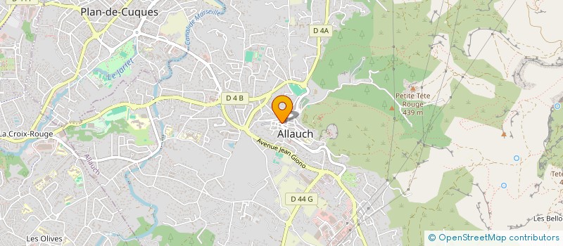 localisation de l'entreprise MADAME JACQUELINE MAUREL à ALLAUCH
