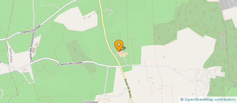 localisation de l'entreprise MADAME JACQUELINE MELLET  SAINT-GILLES