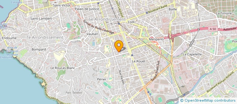 localisation de l'entreprise MADAME JACQUELINE MEYER à MARSEILLE