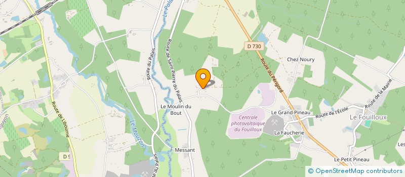 localisation de l'entreprise MADAME JACQUELINE MIGNONNEAU à LE FOUILLOUX