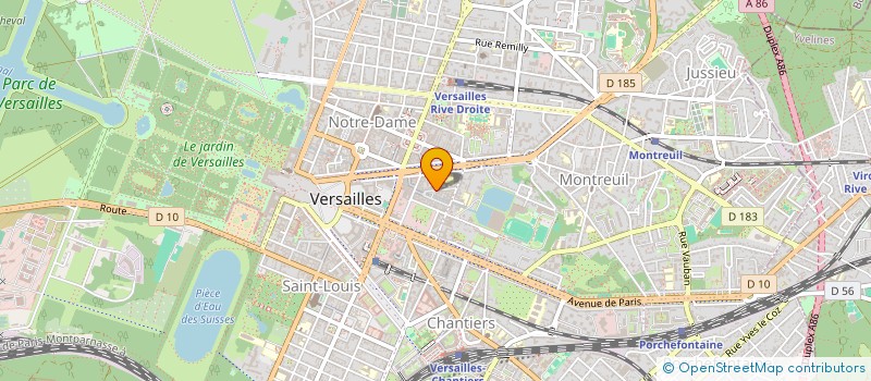 localisation de l'entreprise MADAME JACQUELINE MILLIOT à VERSAILLES