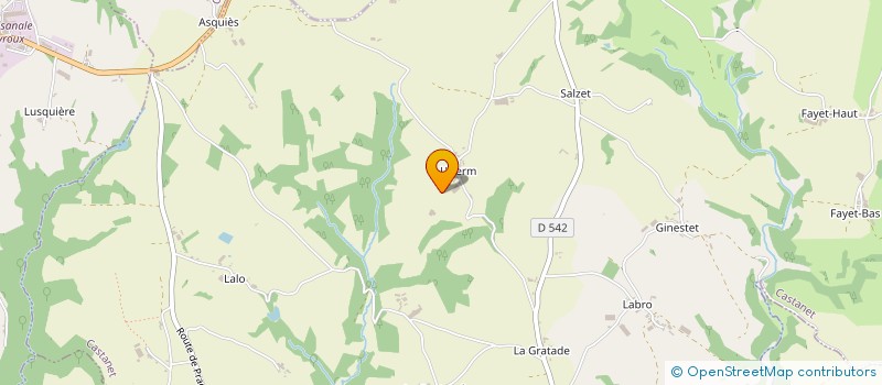 localisation de l'entreprise MADAME JACQUELINE MIQUEL  COLOMBIES