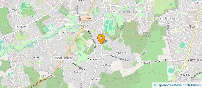 localisation de l'entreprise MADAME JACQUELINE MIQUEU  GRADIGNAN