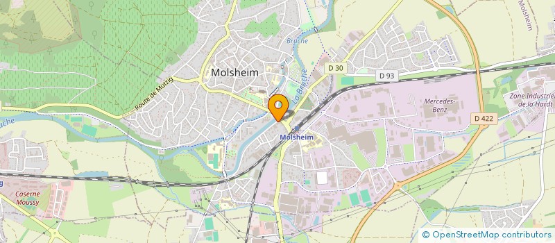 localisation de l'entreprise MADAME JACQUELINE MOERCKEL à MOLSHEIM