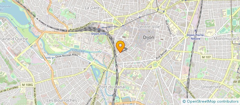 localisation de l'entreprise MADAME JACQUELINE MOHAMMED  DIJON