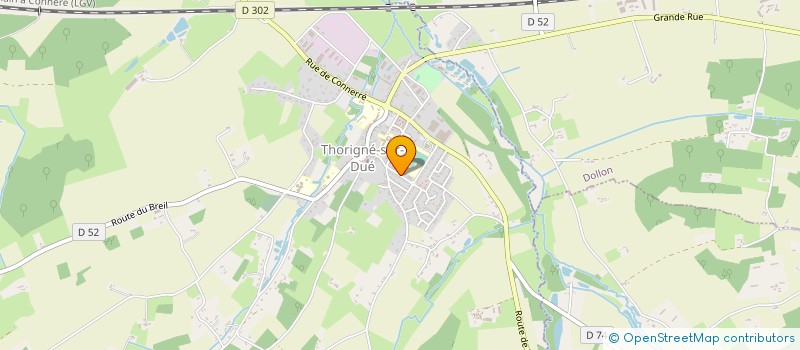 localisation de l'entreprise MADAME JACQUELINE MOIRE  TUFFE-VAL-DE-LA-CHERONNE