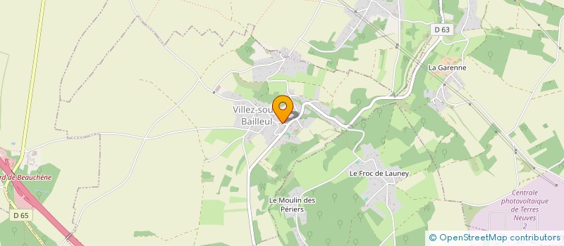 localisation de l'entreprise MADAME JACQUELINE MONSAVOIR  VILLEZ-SOUS-BAILLEUL