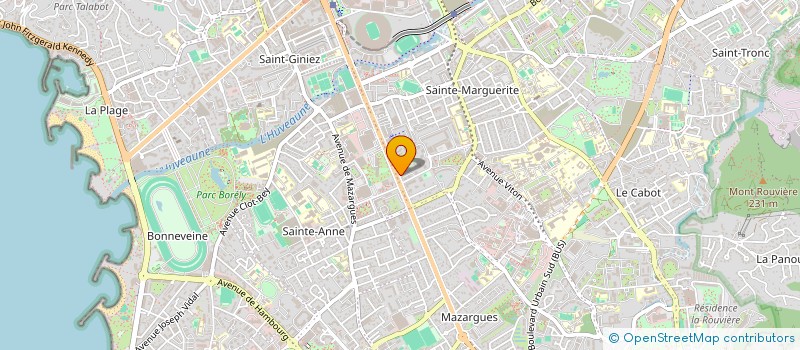 localisation de l'entreprise MADAME JACQUELINE MONTFORT à MARSEILLE