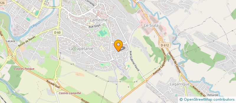 localisation de l'entreprise MADAME JACQUELINE MONTSERRET  CASTRES