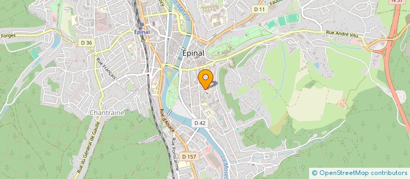 localisation de l'entreprise MADAME JACQUELINE MOREL  EPINAL