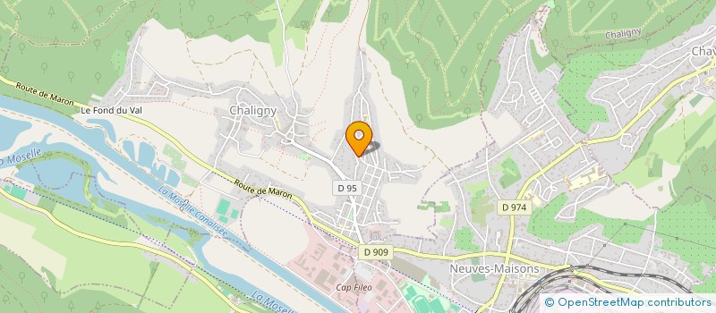 localisation de l'entreprise MADAME JACQUELINE MORELE  CHALIGNY